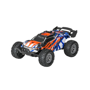 Mini RC Car, Off Road Monster Truck, 1:32 Scale Toy Car, Rechargeable Remote Control Car, High Speed 2WD Electric Vehicle with 2.4 GHz Radio Controller, Translucent Body Lighting, Gift Toy for Kids