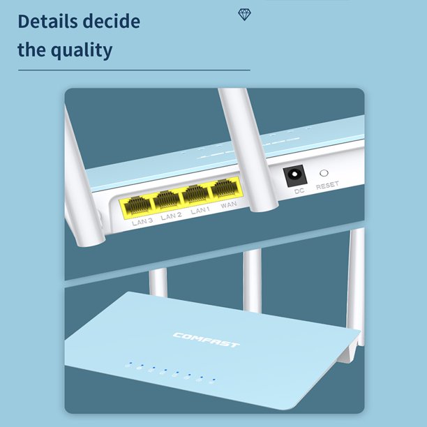 WiFi Router, Dual-Band Wireless Internet Router for Home, 5G, Up to 1.2 Gbps, WR616AC