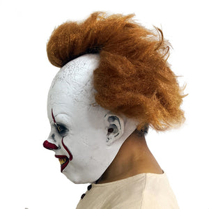 Halloween mask , Helmet Clown Party Costume Prop, Horror Cosplay Latex Masks, Halloween Cosplay Decor Toys