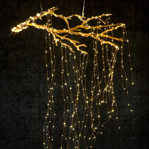 Firefly Bunch Lights Fairy Lights 400 LED Copper String Wire Waterfall Tree Vine Branch Lights Wedding Xmas Decor