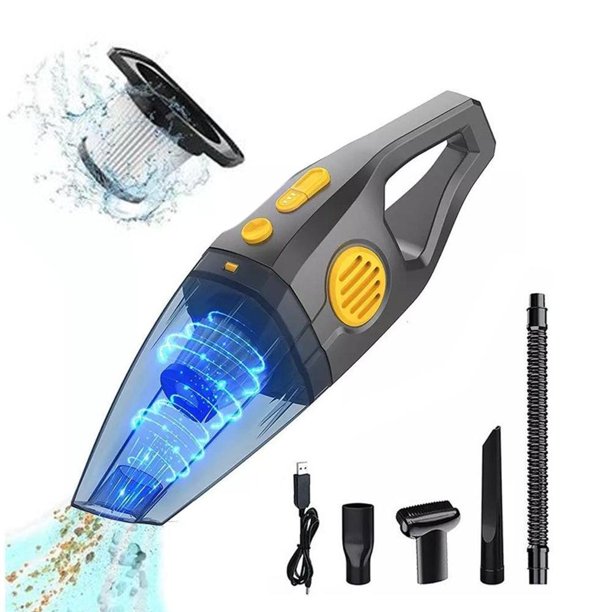 Ganiza Car Vacuum Cordless Rechargeable, Handheld Vacuum with XL Dust Cup,  Large-Capacity Battery, 2 HEPA Filter, Portable Car Vacuum Cleaner High  Power for Car Home and Office - Coupon Codes, Promo Codes