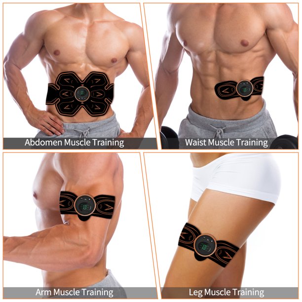 Muscle Toner EMS AB Toning Belt for Body Fitness 6 Modes 10 Levels
