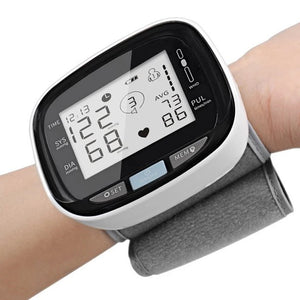 Xpreen Wrist Blood Pressure Monitor, Blood Pressure Cuff with USB Charging, Automatic Digital Home BP Monitor Cuff - Accurate, Adjustable Cuff, Intelligent Voice - Irregular Heartbeat & Hypertension Detector