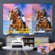 Home Theater Projectors, Full HD 5G Wifi Portable Movie Projector with 120'' Projector Screen for Outdoor Home Cinema