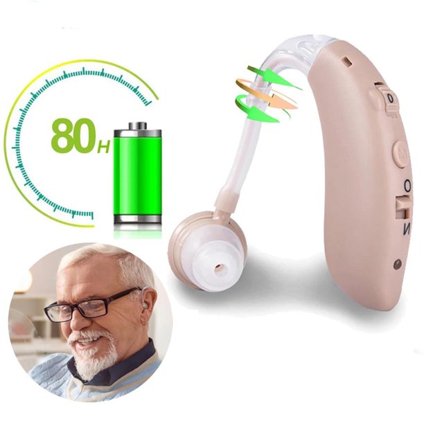 QD Hearing Aid Amplifier, Vinsic BTE USB Rechargeable Hearing Assist and Aids, Hearing Aid for Seniors, Doctor and Audiologist Designed