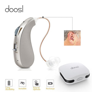 Doosl Hearing Aids for Seniors, Rechargeable with Noise Cancelling, Digital Hearing Amplifier for Hearing Loss, Invisible Hearing Aid,Ear Sound Amplifier,Hearing Devices Assist