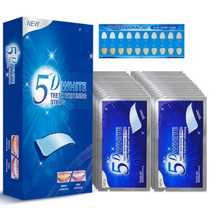 Xpreen 5D Teeth Whitening Strips, 56 pcs Safe and Effective Teeth Whitening Kit, Whitestrips Reduced Teeth Sensitivity and Help to Remove Smoking Coffee Wine Stain