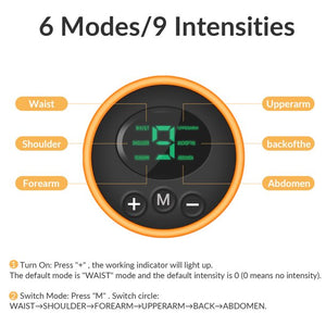 IQ Technologies SIXPACK PRO EMS Wireless Abs Stimulator Trainer and Muscle  Toner Device