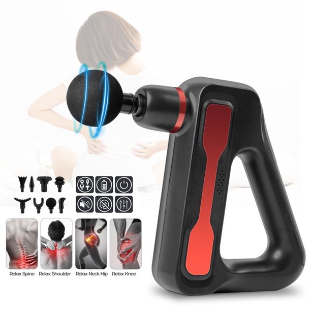 iFanze Muscle Massage Gun for Athletes Deep Tissue Percussion Muscle Massager 8 Massage Heads 32 Speeds
