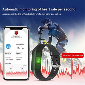 Activity Tracker with Heart Rate Monitor, IP68 Waterproof Smart Watch for Men Women Teens