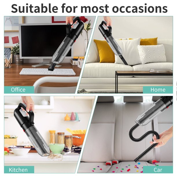 Vinmall Cordless Handheld Vacuum, Mini Hand Held Vacuum for Car, Pet Hair, Home and Office