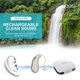 Hearing Aid Noise Reduction Invisible Digital BTE Ear Aids High Power Amplifier Sound Enhancer for Seniors