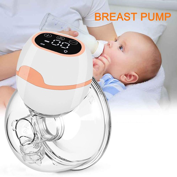 Xpreen Wearable Breast Pump,Hands Free Electric Portable Breast Pump,Ultra-Quiet, Painless,3 Modes 9 Levels, Come with 21mm/24mm Flanges