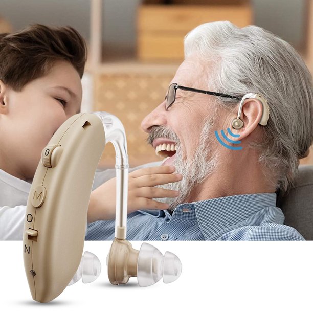 Vinmall Hearing Aids, Rechargeable Hearing Aids For Seniors,Voice Enhancer And Audio Sound Amplifier, Hearing Amplifier TV Earbuds With Portable Charging Box,Hearing Amplifiers Of Seniors And Adults,J156