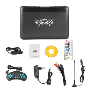 13.9" Portable DVD Player, with 10.1" HD Swivel Display Screen,800x480 Resolution 16:9 LCD Screen 110-240V,Dvd Player for Car