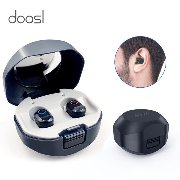 Doosl Hearing Aids, Rechargeable Hearing Aid for Seniors and Adults, Hearing Amplifier with Noise Cancellation and Volume Control